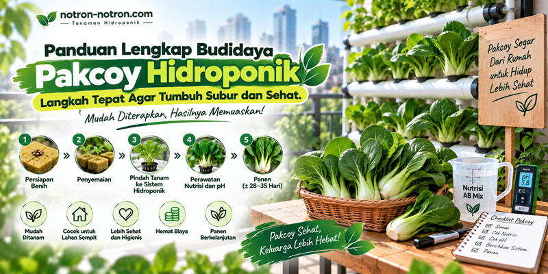 Panduan Lengkap Budidaya Pakcoy Hidroponik: Langkah Tepat Agar Tumbuh Subur dan Sehat