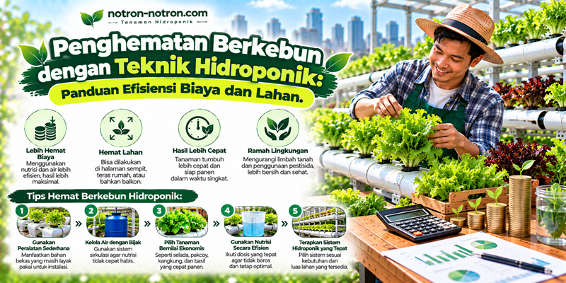 Penghematan Berkebun dengan Teknik Hidroponik: Panduan Efisiensi Biaya dan Lahan