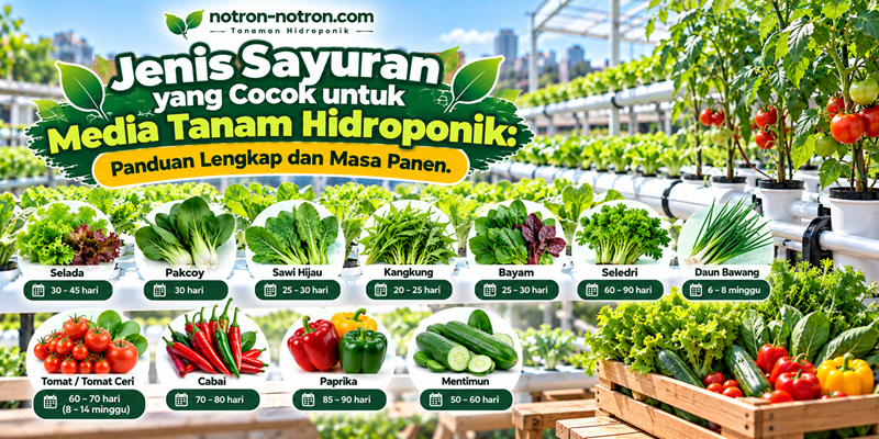 Jenis Sayuran yang Cocok untuk Media Tanam Hidroponik Panduan Lengkap dan Masa Panen